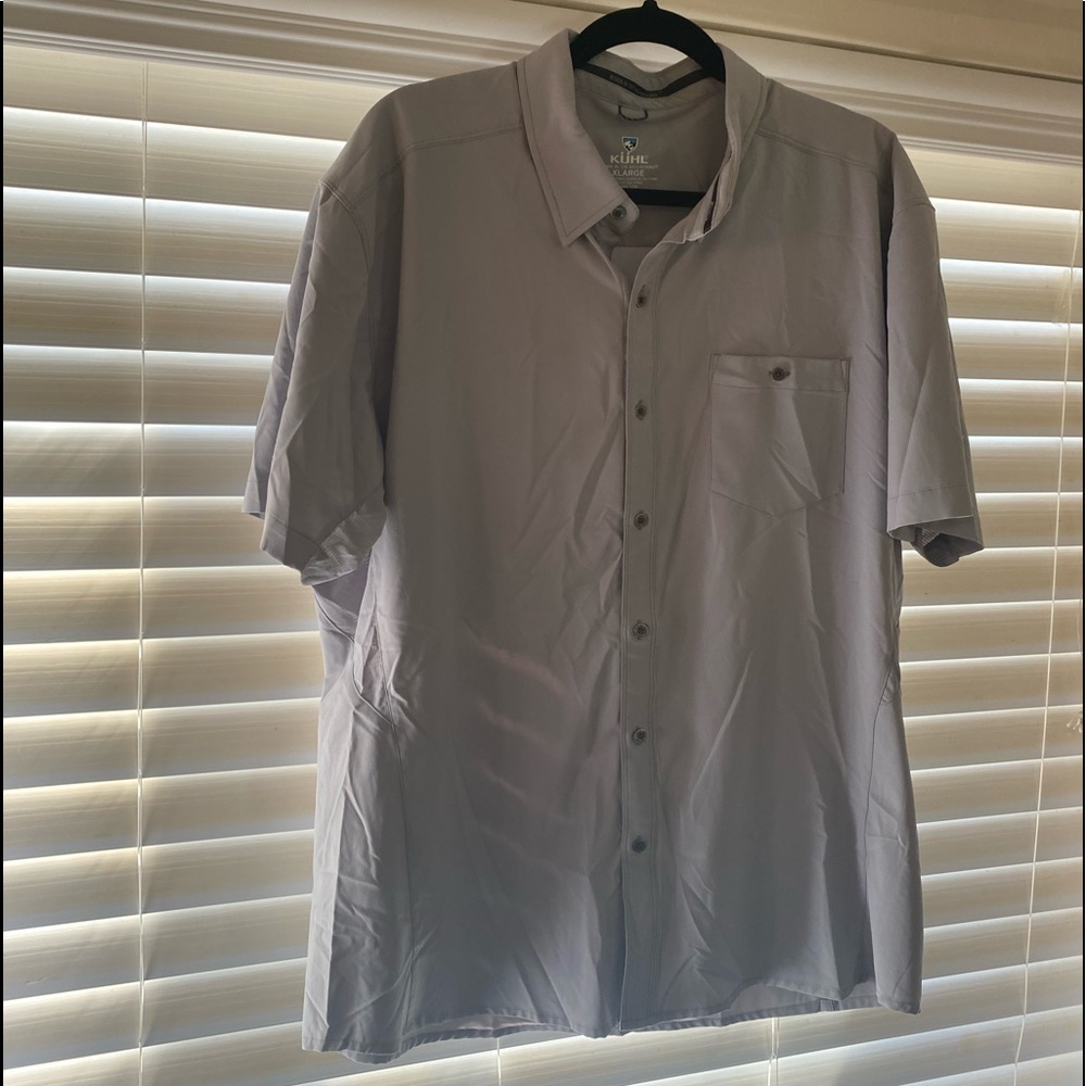 New Kuhl Button Up Men’s Grey Shirt